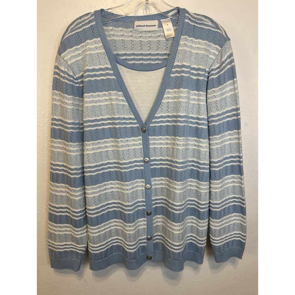 Vintage Alfred‎ Dunner Shirt/Sweater Combo Size XL